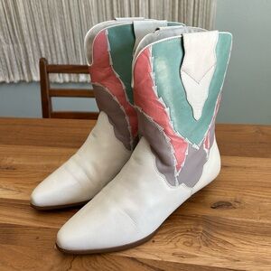 Vintage 80s Cowboy Boots